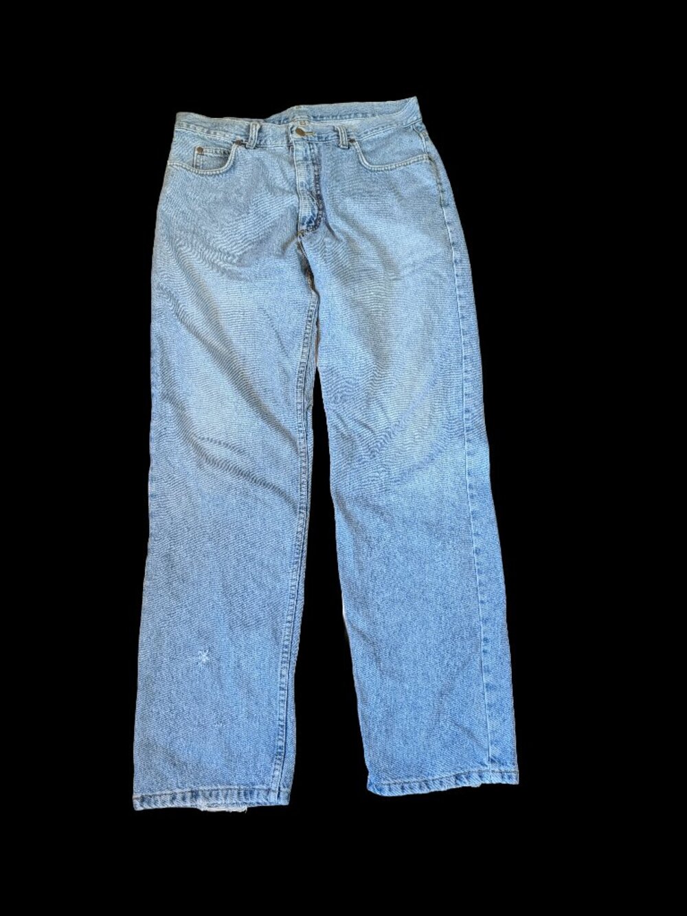 Vintage Lee Riders Light Wash Denim Jeans Mens W36xL32 Straight Leg Distressed